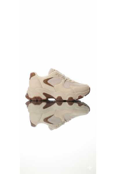 Moda Kadıköy Women's Beige Brown Orthopedic Sneaker Shoes