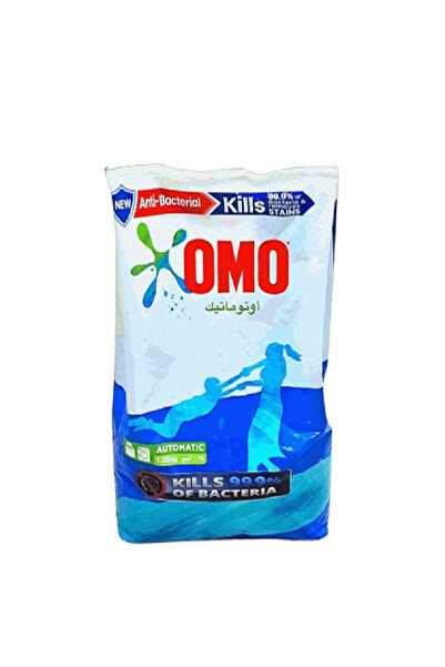 Omo Antibacterial Automatic Powder Laundry Detergent, stain removal in 1 wash 1.25Kg (6PKT/CTN)