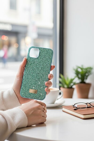 batuteknoloji Apple İphone 13 Kırçıllı Taşlı Venüe BTU Silikon Kapak