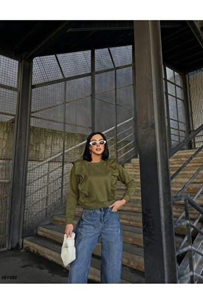 Modafeminen Three-thread sweat 581485 khaki