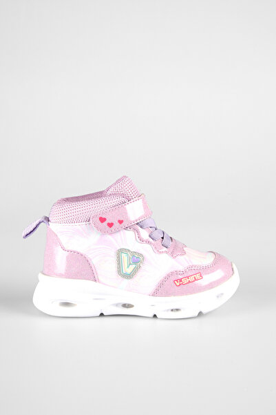 Vicco Poni Orthopedic Girl's Lilac Lighted Comfortable Boots
