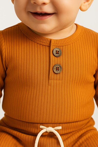 nevrankids Basic Badili Ribbed Bodysuit Set 3 Months - 2 Years