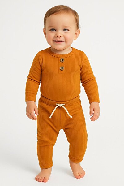 nevrankids Basic Badili Ribbed Bodysuit Set 3 Months - 2 Years