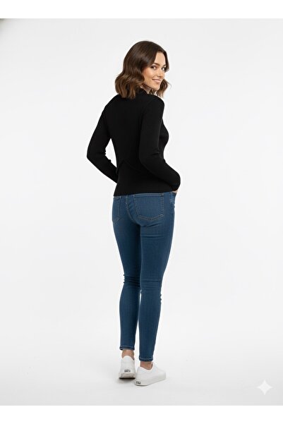 ModaPlaza Women's Knitwear Crop Blouse 15474