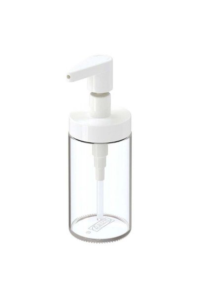 Generic White Glass Soap Dispenser, 200ml