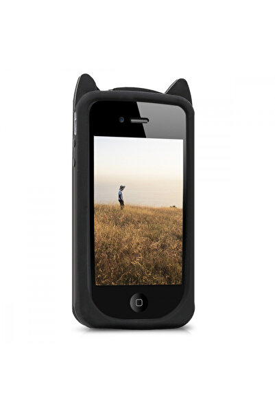 KWmobile Case for Apple iPhone 4 / iPhone 4s, Silicone, Black, 16131.02