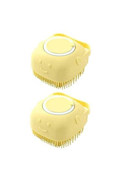 Generic فرشاة استحمام للكلاب من أرابيست مصنوعة من السيليكون، فرشاة تدليك ناعمة للقطط، موزع شامبو لفرشاة تدليك الحيوانات الأليفة