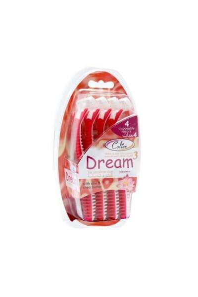 colier Dream Triple Blade Disposable Razor for Women - 4 pieces