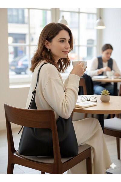 Madame Women's Shoulder Bag Soft Exterior Textured Quality Craftsmanship Lined Eyelet Suede Leather Handbag with Zipper