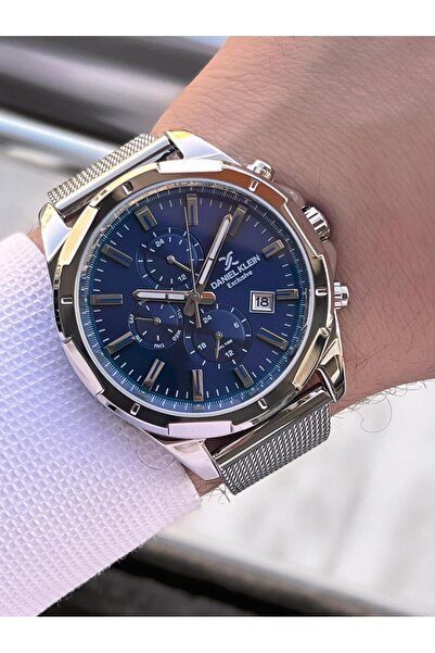 Daniel Klein Men's Wristwatch 30 Meters Water Resistant Steel Band + Bracelet Gift Vs.Blkt.0687