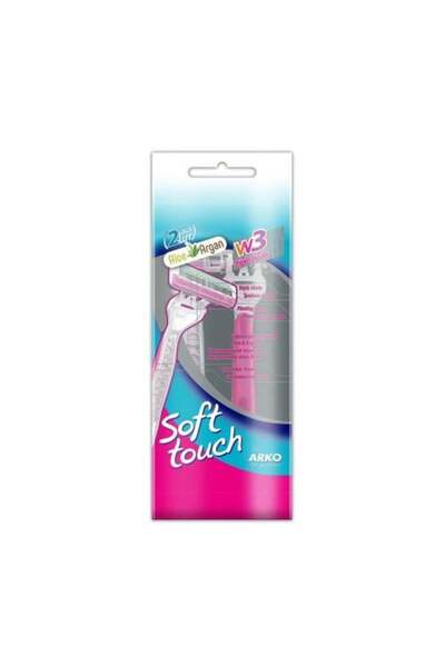 ARKO Soft Touch W3 Women's Razor Blades with Aloe Vera & Argan - 2 pieces