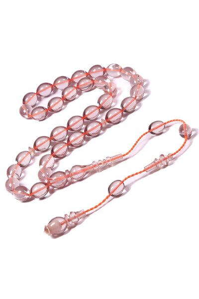 TESBİHKENTİ Mahmut Başkale Series Fire Amber Prayer Beads