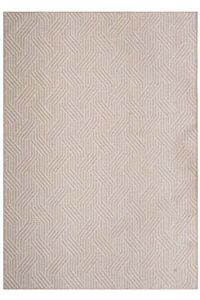 Lorente Home Alegra Beige Woven Jute Non-Slip Base Sisal Rug Washable Entrance Carpet 1833