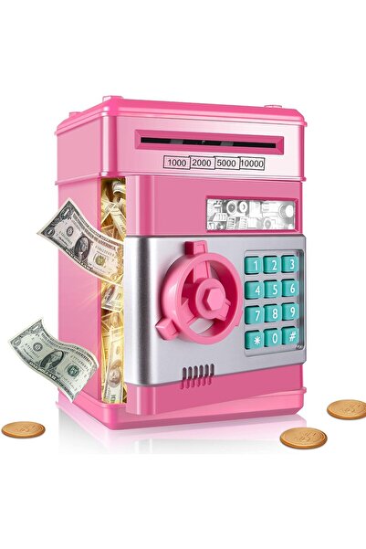 TheMohrim حصالة إلكترونية على شكل صراف آلي مزودة بكلمة مرور وتمرير تلقائي