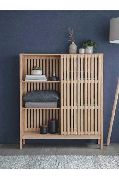 feruzadeco Japon Tarzı Sürgülü Kapaklı Masif Dolap | El Yapımı Doğal Ahşap Ki...