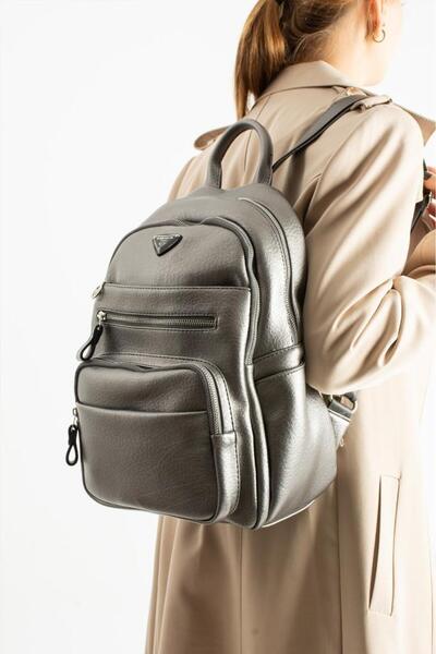 Çanta Trend Rucsac de damă din piele vegană 35*25 cm Mega geantă din material...