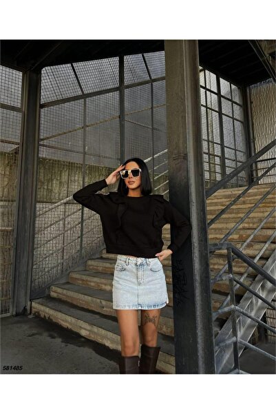 Modafeminen Üc İplik Sweat 581485 Siyah