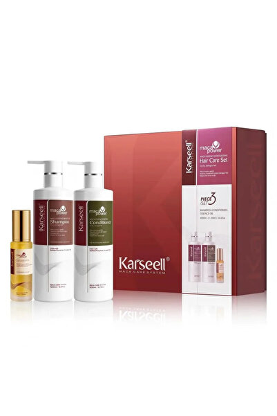 Karseell Professional Set – Hair Oil, Shampoo & Conditioner for Dry, Damaged Hair