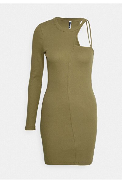 Neon & Nylon Dress Khaki - Women