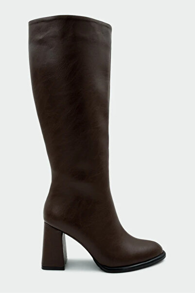 LamintaGlobal Janga Round Toe Zippered Heeled Women's Boots