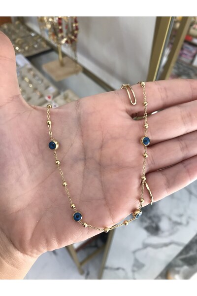 the ASEL İNCİ قلادة رائعة مع تفاصيل حبة عين الشر