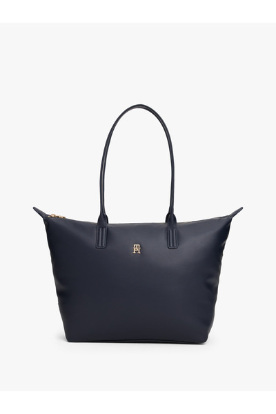 Tommy Hilfiger Kadın Popette Soft Lacivert Tote Çanta