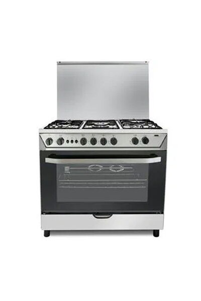 HAAM Ham Oven 5-Burner Gas 60x90 Stainless Full Safety HM90GF-20