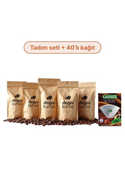 Tadım Seti + 40'lı Filtre Kağıdı 1x4