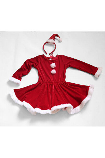 OEM Red velvet Christmas dress for girls special occasions