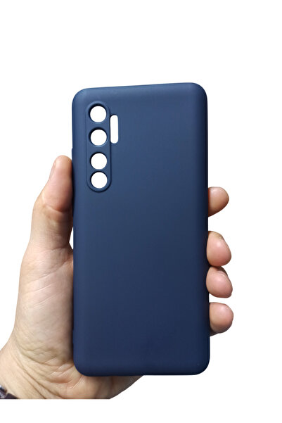 Veluma Xiaomi Mi Note 10 Lite Kılıf Kamera Korumalı Dayanıklı Mat Lacivert Yü...
