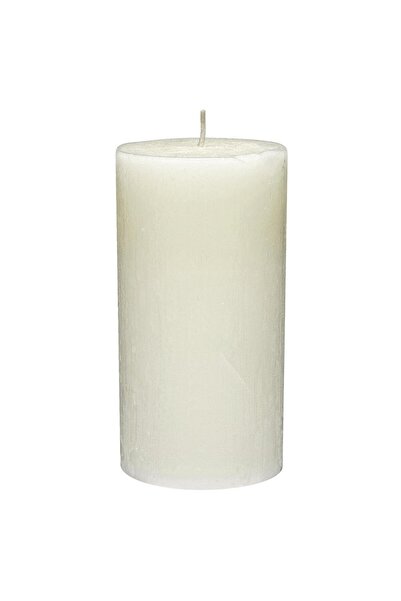 Rubinlicht Rustik Silindirik Mum 100x50mm Şampanya