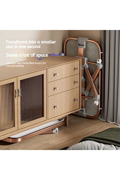 LULLS Next2Me Foldable Rocking Baby Cot with Adjustable Height, Reclining Position, Wheels, Bottom Storage Box and Mosquito Net