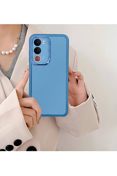 Wtech vivo Y31 5G 2025 Soft Transparent Silicone Ultra Thin Phone Stylish Electroplated Case Cover