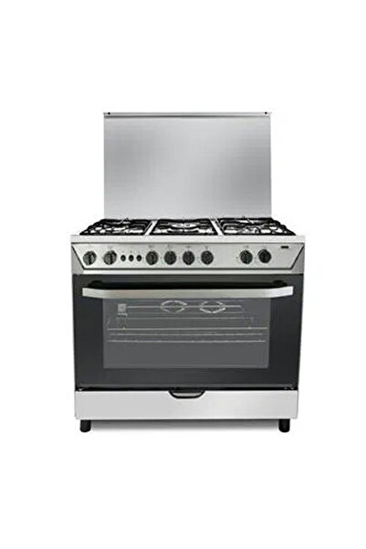 HAAM Ham Oven 5-Burner Gas 60x90 Stainless Full Safety HM90GF-20