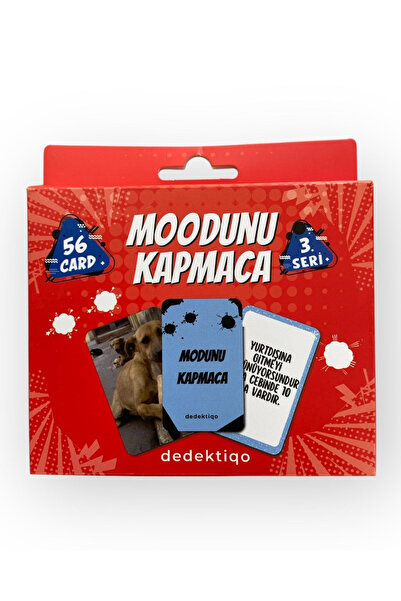 ÖZ OFİS Moodunu Bul Kapmaca 3.Seri 56 Kart Eğlence Yılbaşı Parti Dedektif Sev...