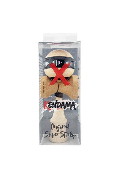 OEM Kendama X FREQUENCY Original Big Cups V2 with Large Cups, Metal Bearing 18 cm, Thread 55 cm, Black