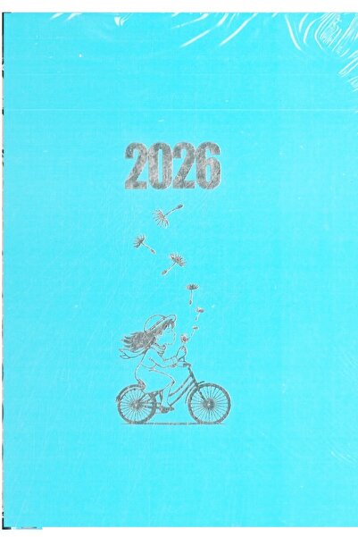 ÖZKAN 2026 Gizli Spiralli Ajanda 12x17 BUZ MAVİ