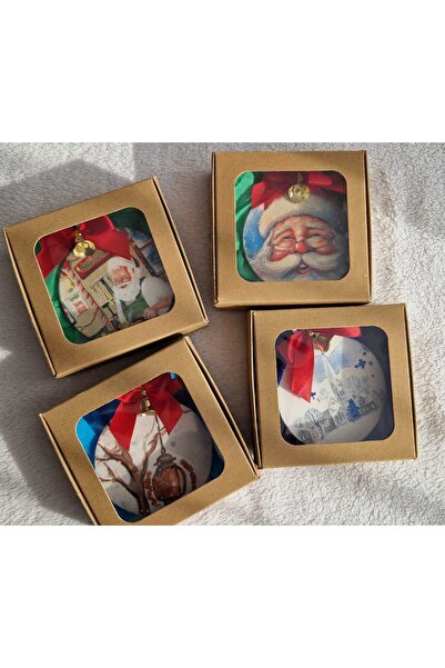 Handmade SET 4 pcs handmade globes 8 cm