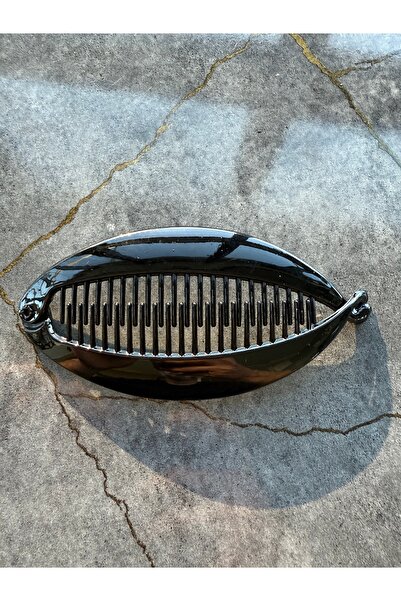 Zoya Siyah taraklı makaslı toka