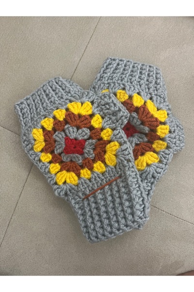 MESKSTORE El Örgüsü Yumuşak Sıcak TutanEldiven M Beden