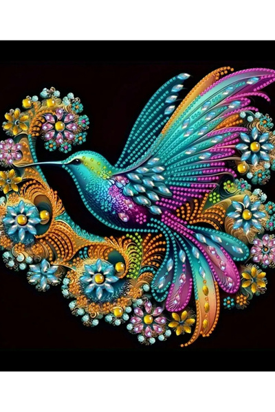 Element 5 d Elmas mozaik 30x30cm boyama seti Tablo