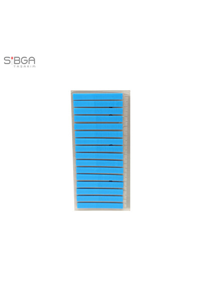sibga tasarım Blue Color Thin Strip 320 Sheets Transparent Color Postit Post-It Post It. Bookmark Bookmark Postit