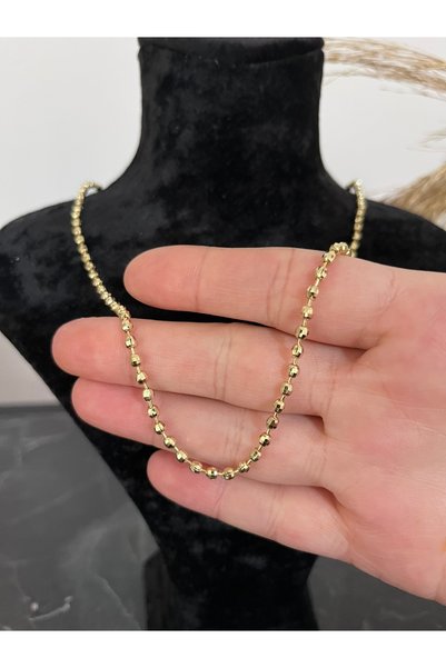 shop Stainless Steel Gold Shiny Bright Jewelry Model Mini Dorica Model Necklace