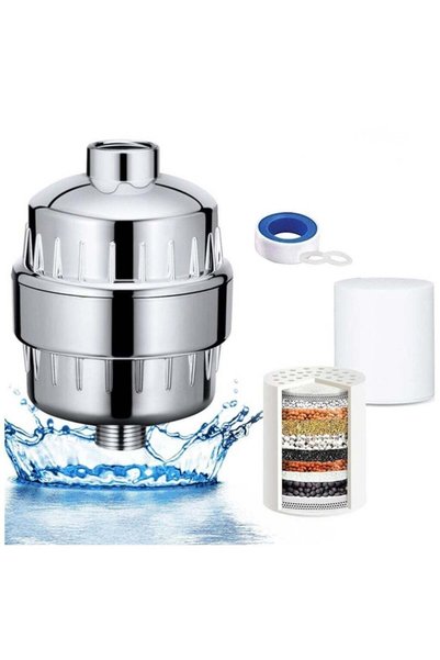 Generic Shower Filter 15 Stage Shower Head Filter Chlorine Filter Hard Water ...