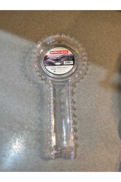 Baroness Plastic Spoon Coaster with Bead Detail Brns.10037