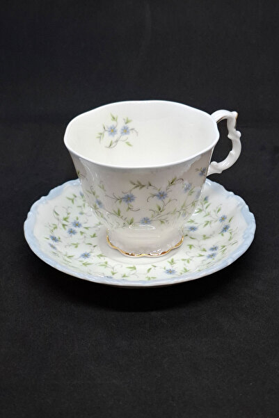 Royal Albert Bone China Caroline Blue White Teacup 150 ml
