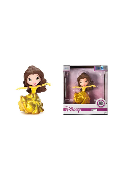 Jada Toys JADA Disney Princess Belle Figure with Golden Dress 10 cm