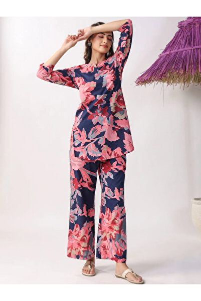 MYSMAR سلوار قميص قطني أزرق - ALV1111 | أزرق