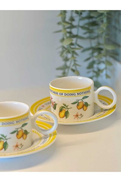 BUCOLIC Set of 2 Lemon Bliss Cups
