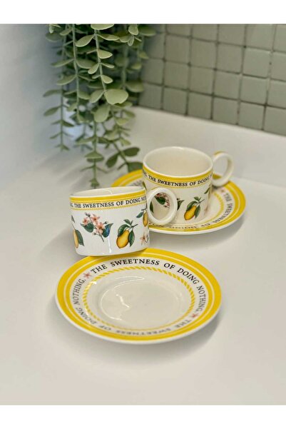 BUCOLIC Set of 2 Lemon Bliss Cups